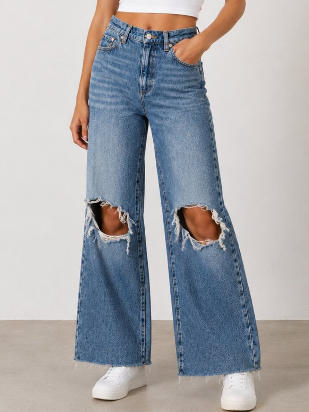 Garage High Rise Wide Leg Jeans SIZE 1/25